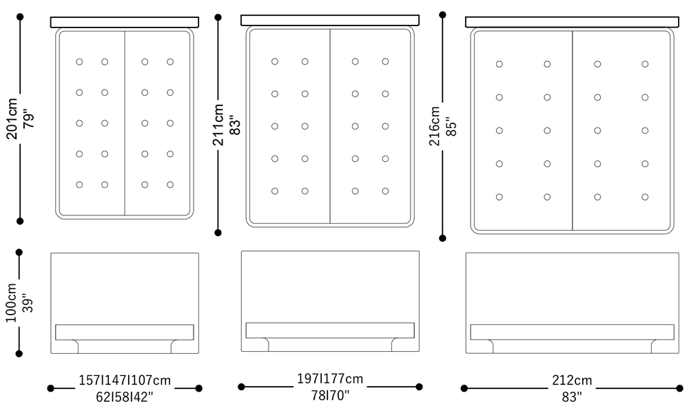 Imagem das dimensões principais do produto
